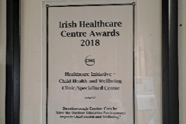 2018 Irish Healthcare Centre awards.