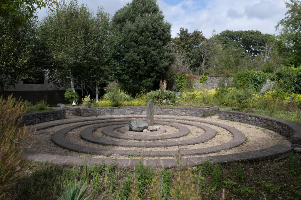 Garden labyrinth at the Childhood Matters campus